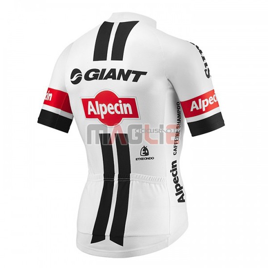 Maglia Giant manica corta 2016 bianco e rosso